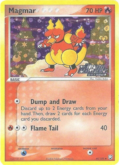 Magmar (44/109) (Stamped) [EX: Team Rocket Returns] - for just $38! 