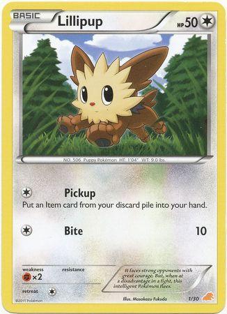 Lillipup (1/30) [Black & White: Trainer Kit - Excadrill] - for just $0.30! 