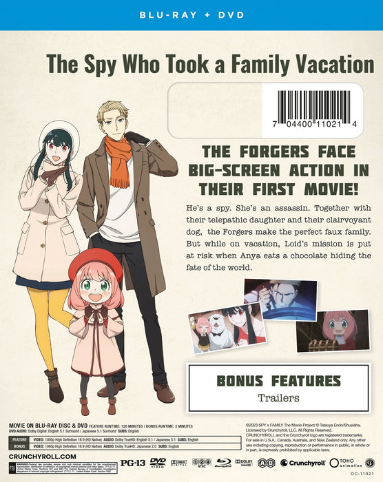 Spy x Family Code: White Movie (Blu-ray + DVD) - for just $32.99! 