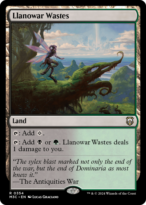 Llanowar Wastes (Ripple Foil) [Modern Horizons 3 Commander] - Just $1.60! Shop now at Retro Gaming of Denver