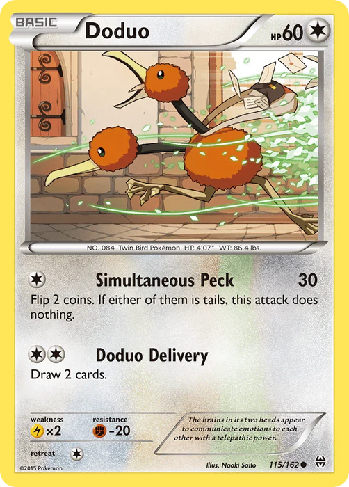 Doduo (115/162) [XY: BREAKthrough] - for just $0.10! 