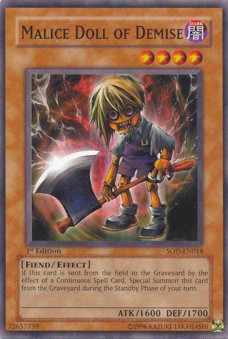 Malice Doll of Demise [SOD-EN018] Common - for just $0.15! 