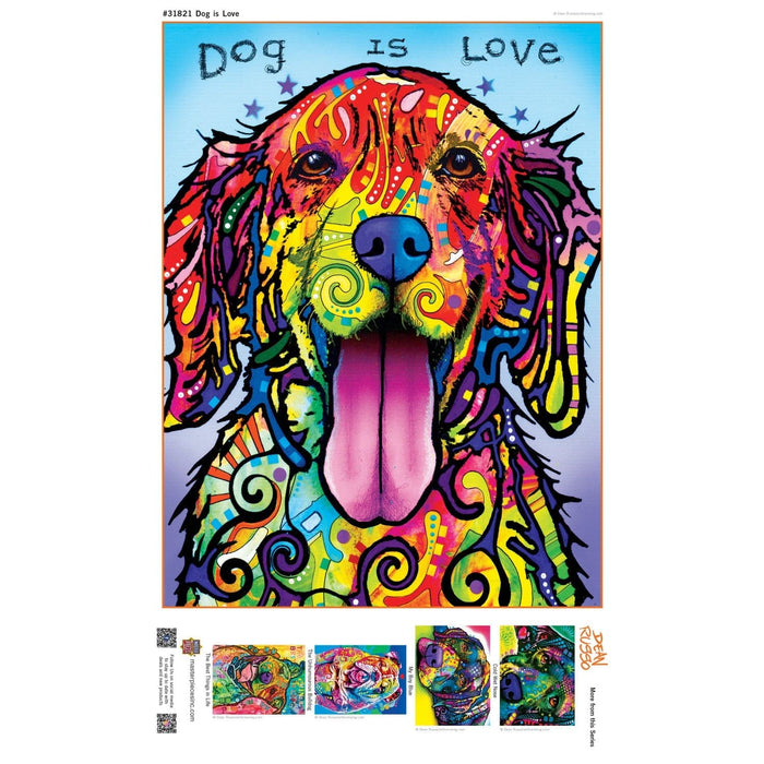 Dean Russo - Dog is Love 300 Piece EZ Grip Jigsaw Puzzle - for just $14.99! 