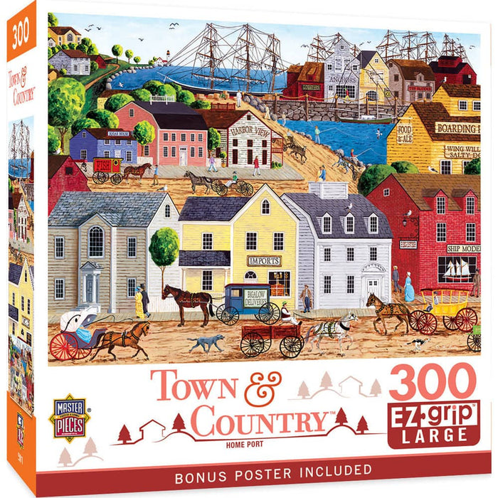 Town & Country - Home Port 300 Piece EZ Grip Jigsaw Puzzle - for just $14.99! 