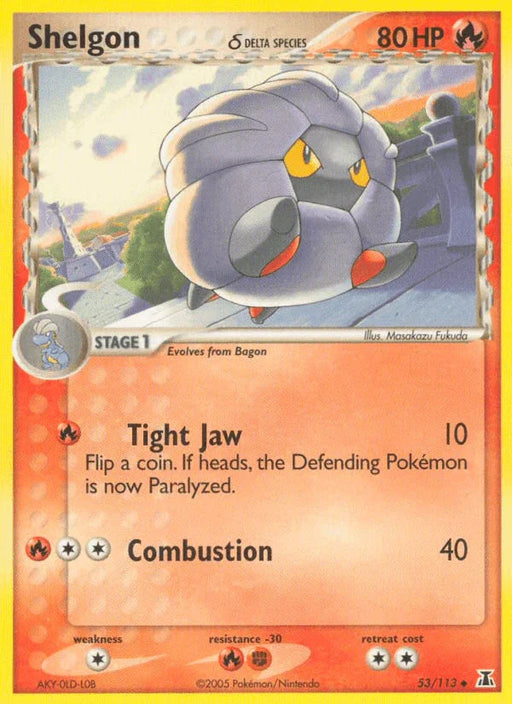 Shelgon (53/113) (Delta Species) [EX: Delta Species] - for just $0.60! 