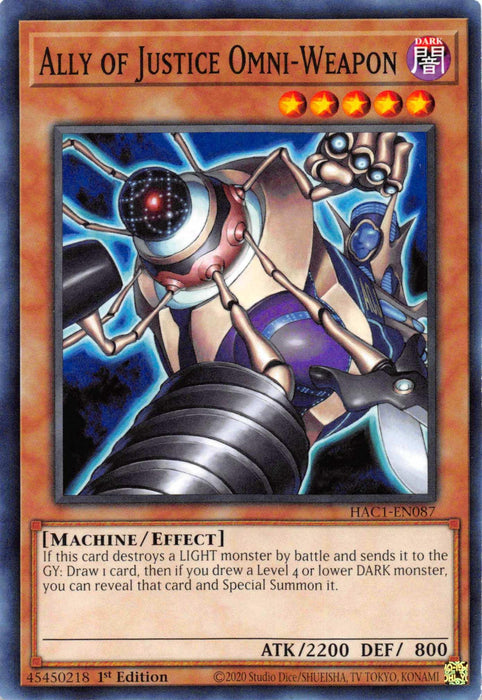 Ally of Justice Omni-Weapon [HAC1-EN087] Common - for just $0.10! 