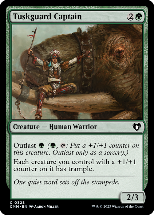 Tuskguard Captain (CMM-328) - Commander Masters - for just $0.08! 