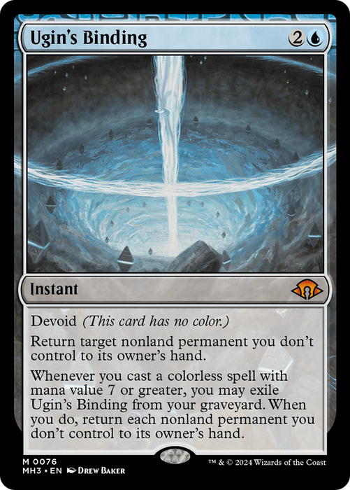 Ugin's Binding (MH3-076) - Modern Horizons 3: (devoid) - for just $0.17! 