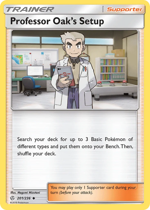 Professor Oak's Setup (201/236) [Sun & Moon: Cosmic Eclipse] - for just $0.10! 