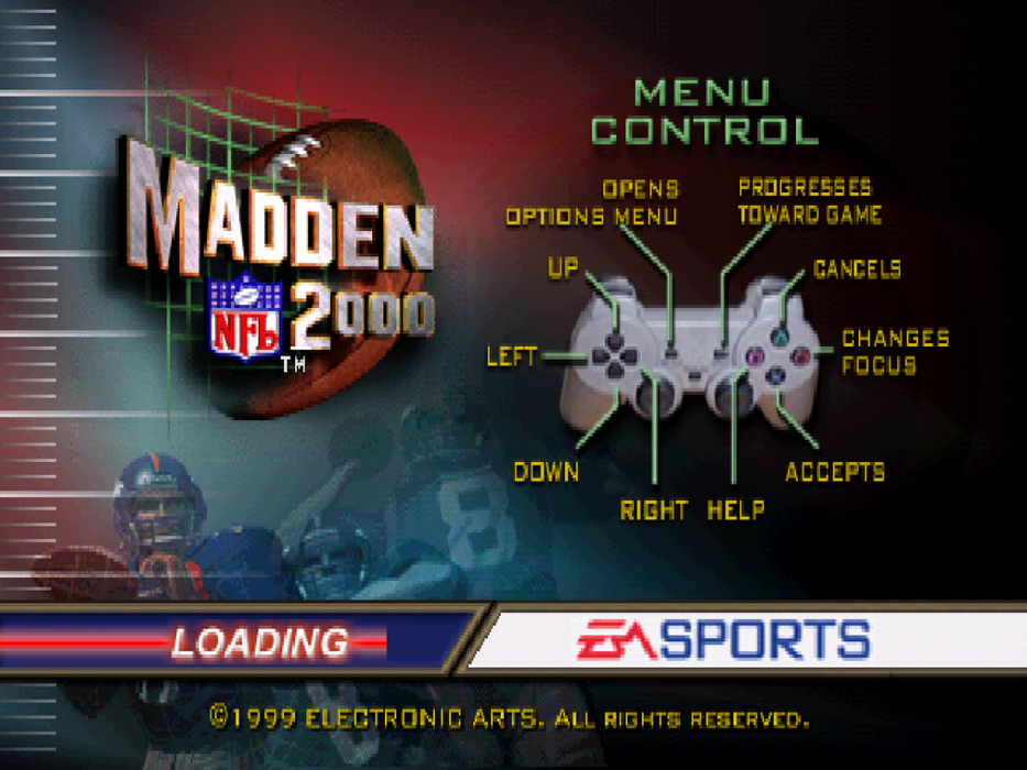 Madden NFL 2000 – PlayStation 1 (PS1) - for just $6.99! 