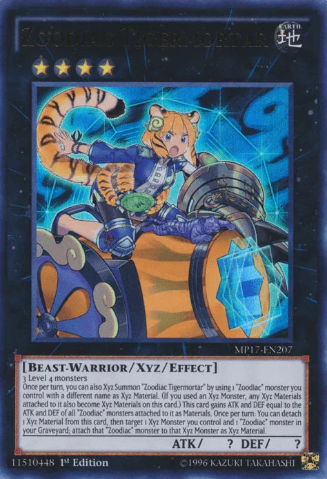 Zoodiac Tigermortar [MP17-EN207] Ultra Rare - for just $0.30! 