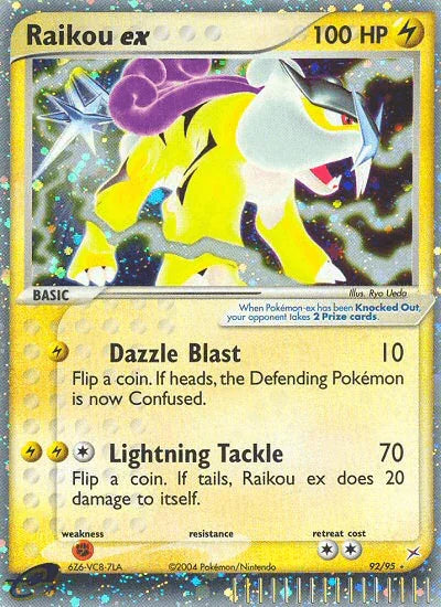 Raikou ex (92/95) [EX: Team Magma vs Team Aqua] - for just $80! 