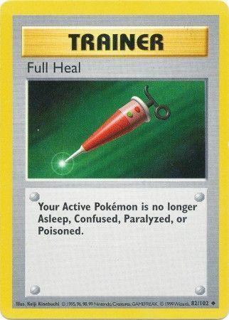Full Heal (82/102) [Base Set Shadowless Unlimited] - for just $0.80! 