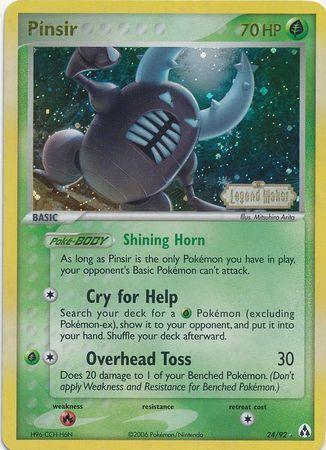 Pinsir (24/92) (Stamped) [EX: Legend Maker] - for just $13.10! 