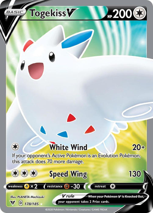 Togekiss V (178/185) [Sword & Shield: Vivid Voltage] - for just $1.80! 