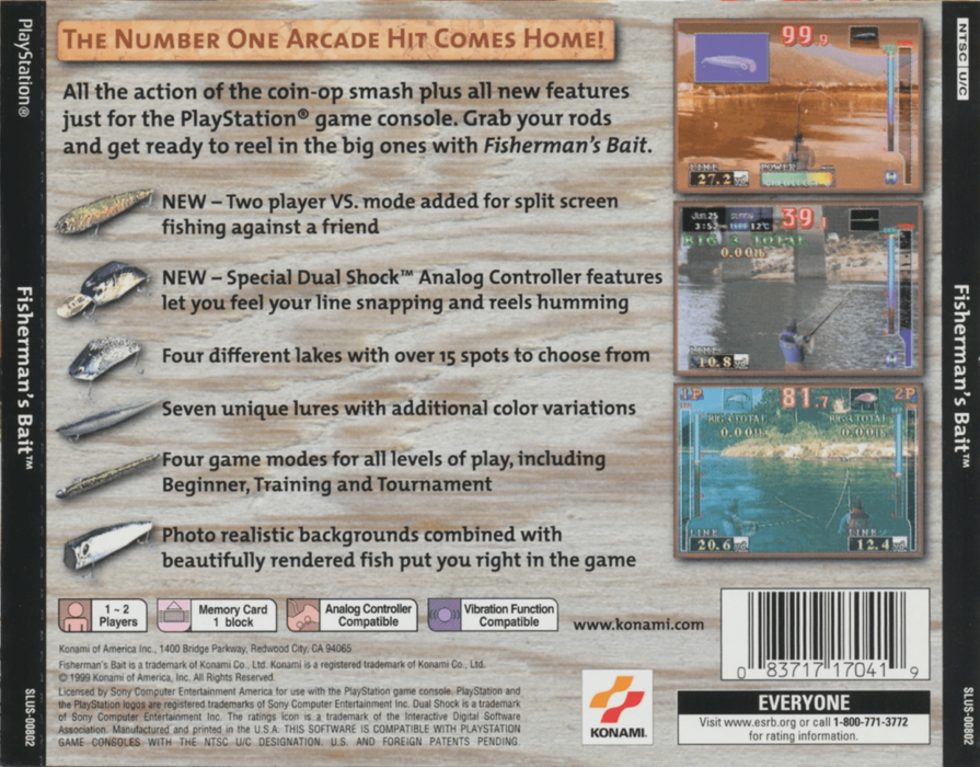 Fisherman's Bait – PlayStation 1 (PS1) - for just $7.99! 