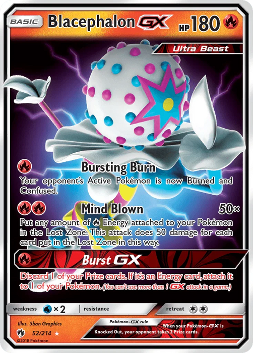 Blacephalon GX (52/214) [Sun & Moon: Lost Thunder] - for just $5.55! 