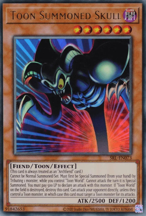 Toon Summoned Skull (25th Anniversary) [SRL-EN073] Ultra Rare - for just $9.85! 