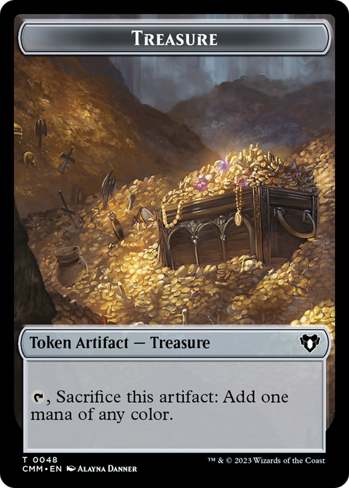 Treasure Token [Commander Masters Tokens] - Just $0.75! Shop now at Retro Gaming of Denver