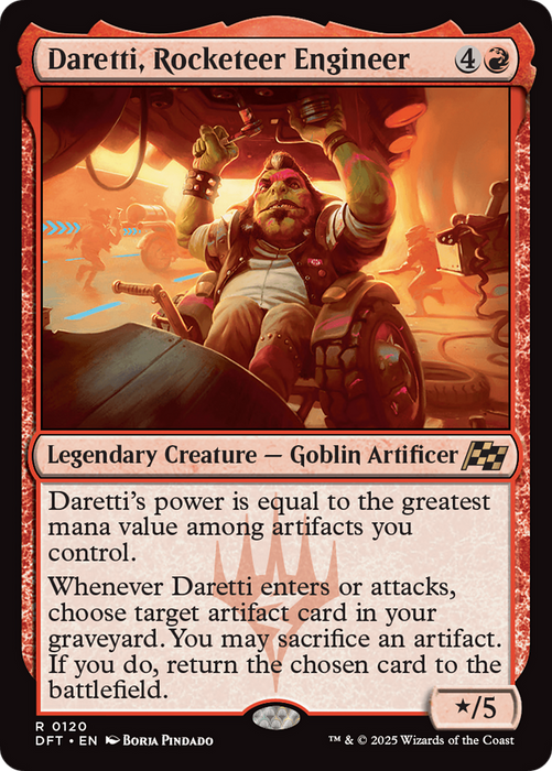 Daretti, Rocketeer Engineer (DFT-120) - Aetherdrift - for just $0.05! 