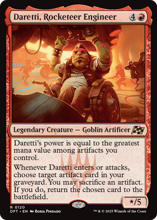 Daretti, Rocketeer Engineer (DFT-120) - Aetherdrift - for just $0.05! 