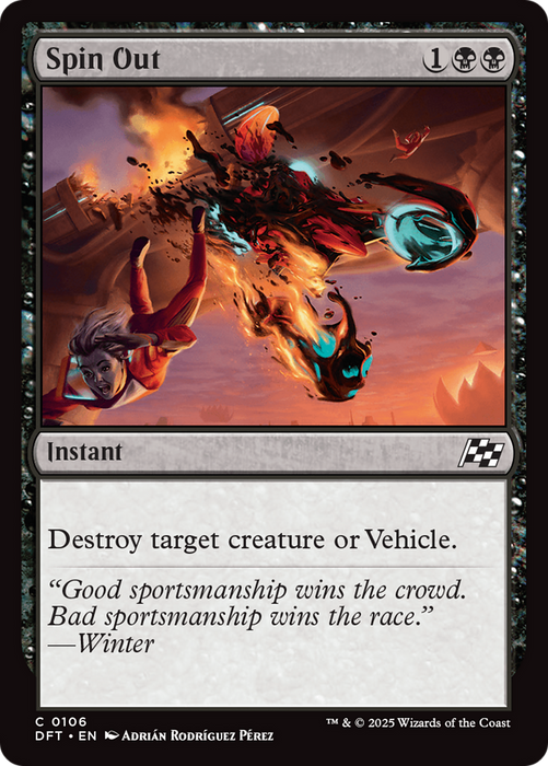 Spin Out (DFT-106) - Aetherdrift Foil - for just $0.01! 