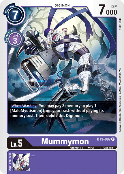 Mummymon [BT3-087] [Release Special Booster Ver.1.5] - Just $0.09! Shop now at Retro Gaming of Denver