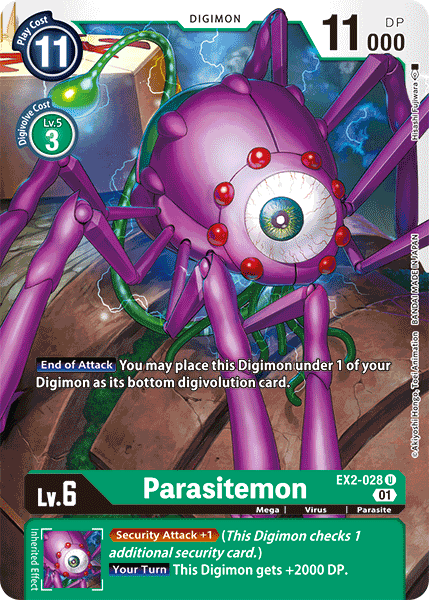 Parasitemon [EX2-028] [Digital Hazard] - Just $0.09! Shop now at Retro Gaming of Denver