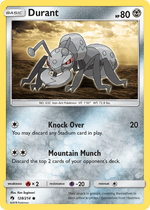 Durant (128/214) [Sun & Moon: Lost Thunder] - for just $0.10! 