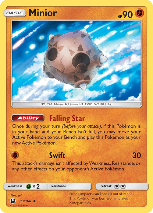 Minior (83/168) [Sun & Moon: Celestial Storm] - for just $0.25! 