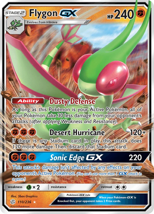 Flygon GX (110/236) [Sun & Moon: Cosmic Eclipse] - for just $1.10! 