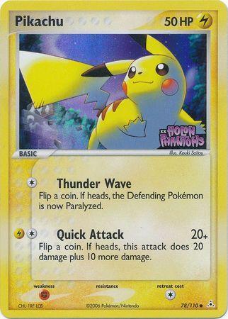 Pikachu (78/110) (Stamped) [EX: Holon Phantoms] - for just $68! 