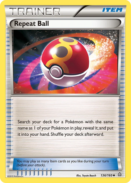 Repeat Ball (136/160) [XY: Primal Clash] - for just $0.10! 