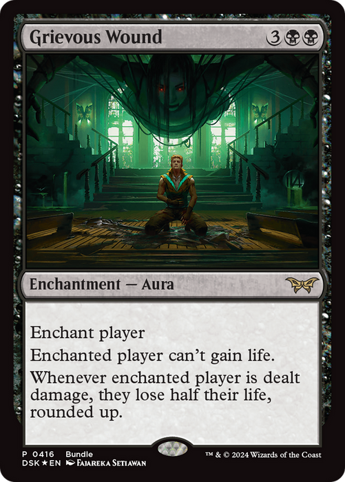 Grievous Wound (UMP-416) - Duskmourn: House of Horror Foil - for just $0.12! 