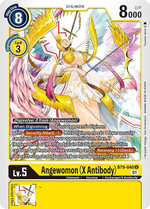 Angewomon (X Antibody) [BT9-040] [X Record] - Just $0.09! Shop now at Retro Gaming of Denver