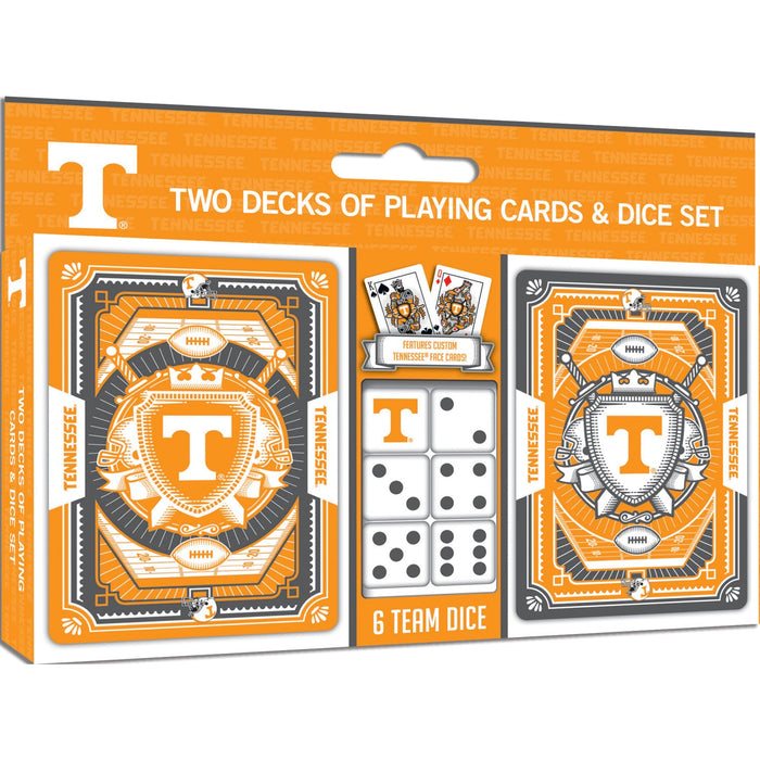 Tennessee Volunteers - 2-Pack Playing Cards & Dice Set - Just $19.99! Shop now at Retro Gaming of Denver