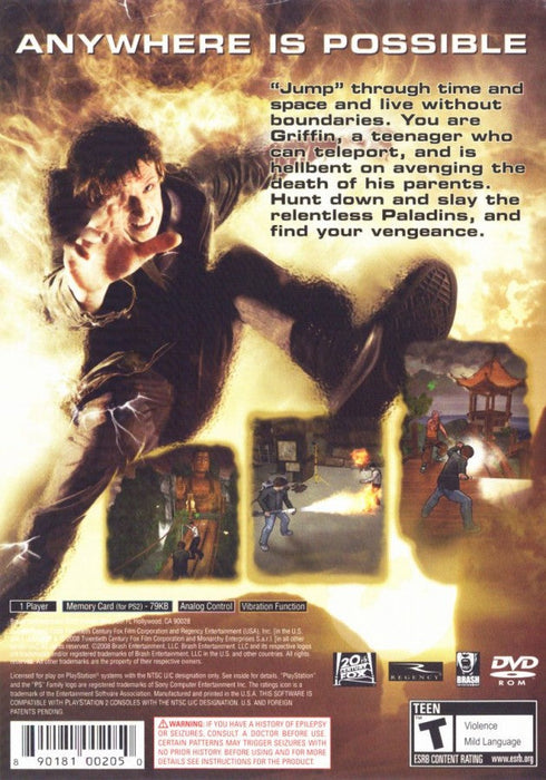 Jumper: Griffin's Story – PlayStation 2 (PS2) - for just $4.99! 