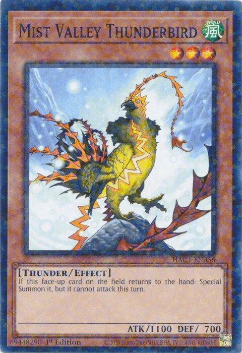 Mist Valley Thunderbird (Duel Terminal) [HAC1-EN056] Common - for just $0.10! 