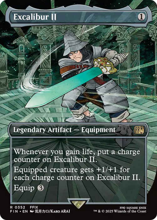 Excalibur II (FIN-352) - FINAL FANTASY (Borderless) Foil - for just $0.80! 
