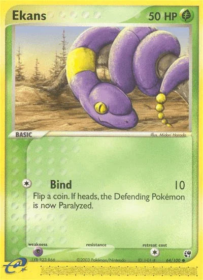 Ekans (64/100) [EX: Sandstorm] - for just $0.20! 