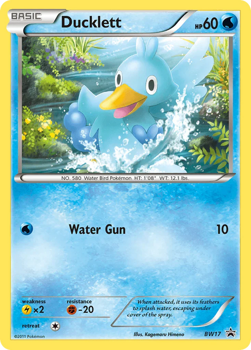 Ducklett (BW17) [Black & White: Black Star Promos] - for just $0.85! 