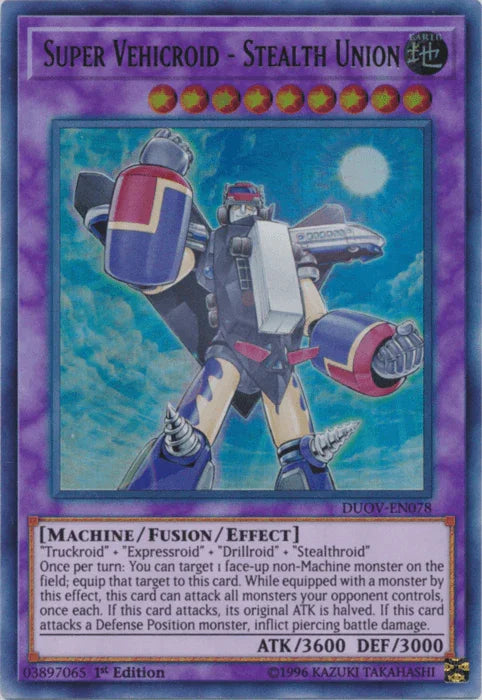 Super Vehicroid - Stealth Union [DUOV-EN078] Ultra Rare - for just $0.10! 