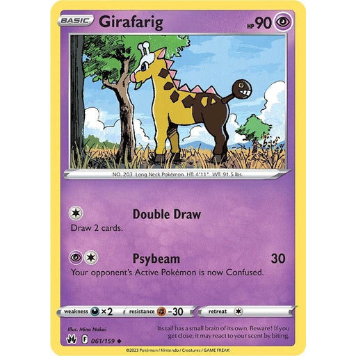 Girafarig (061/159) [Sword & Shield: Crown Zenith] - Just $0.03! Shop now at Retro Gaming of Denver