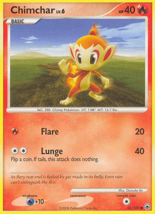 Chimchar (56/100) [Diamond & Pearl: Majestic Dawn] - for just $0.20! 