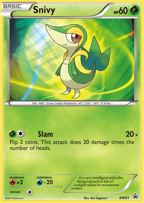 Snivy (BW01) [Black & White: Black Star Promos] - for just $0.95! 