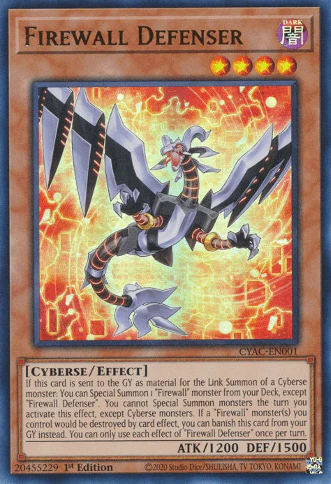 Firewall Defenser [CYAC-EN001] Ultra Rare - for just $1.50! 