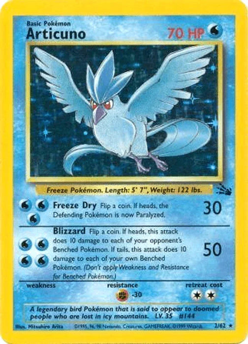 Articuno (2/62) [Fossil Unlimited] - for just $21.90! 