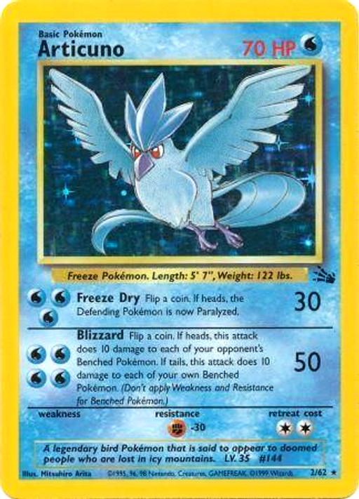 Articuno (2/62) [Fossil Unlimited] - Just $8.65! Shop now at Retro Gaming of Denver