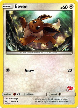 Eevee (49/68) (Charizard Stamp #36) [Battle Academy 2020] - for just $0.40! 