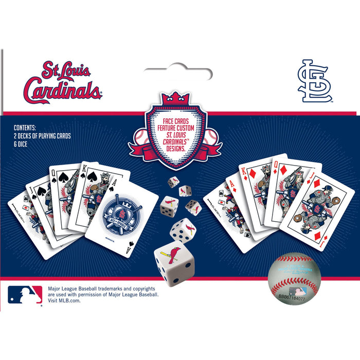 St. Louis Cardinals - 2-Pack Playing Cards & Dice Set - Just $19.99! Shop now at Retro Gaming of Denver